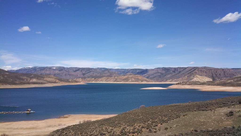 The beautiful Blue Mesa Reservoir Lake