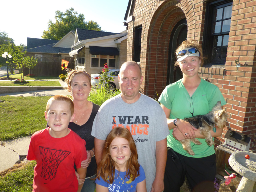 Steven, Tracey, Sarah, David, Lindsie, and Jaeda