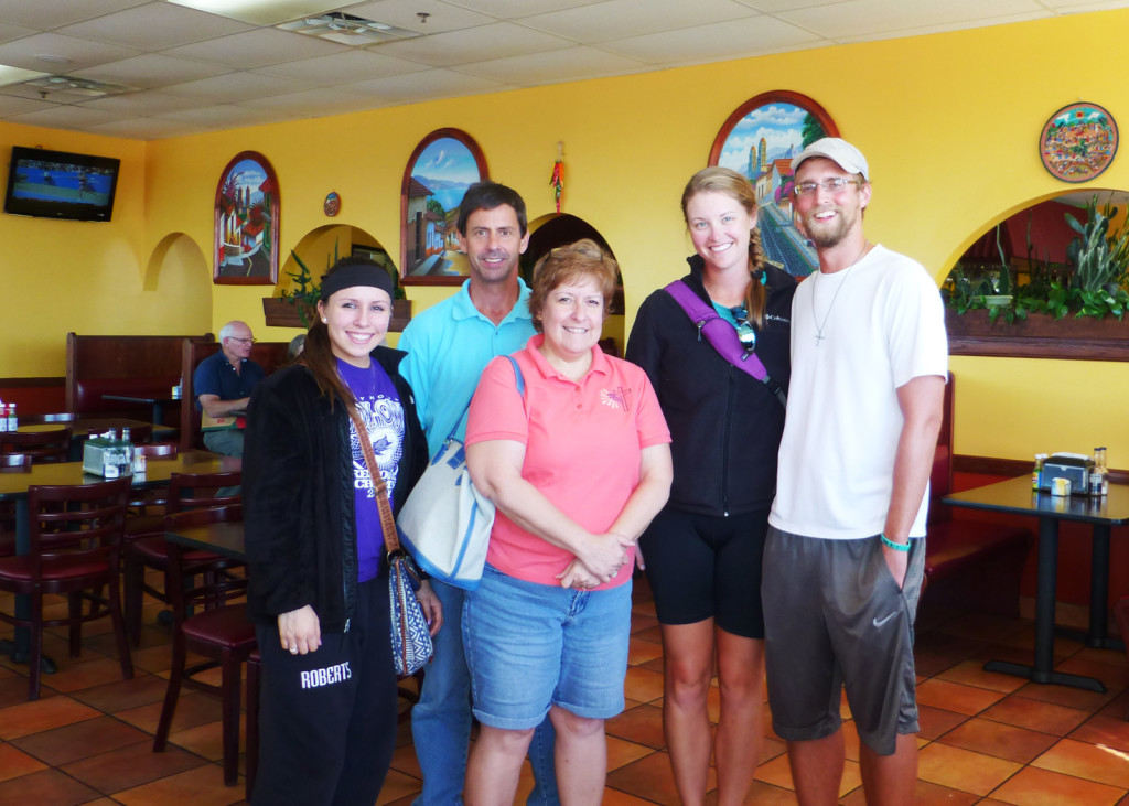 Lydia, Pastor Scott, Terri, Lindsie, and Mike