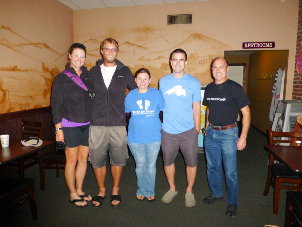 Lindsie, Mike, Carrie, Dan, and Jim