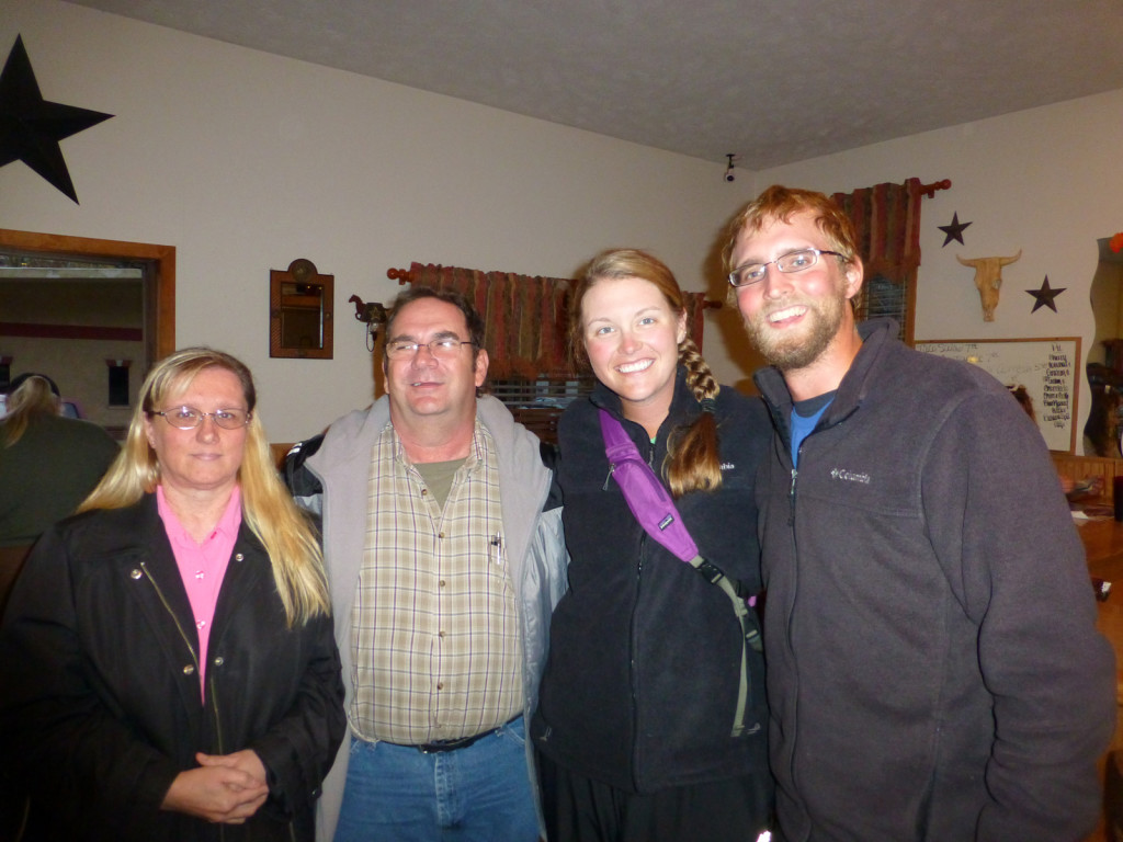 Sue, Pastor Eddie, Lindsie, and Mike