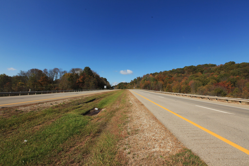 The road ahead of us on the way to Delaware...