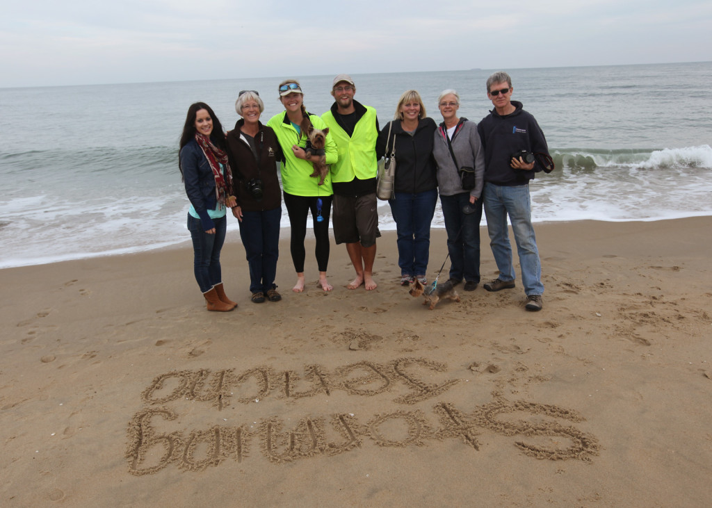 Our family together on the beach...