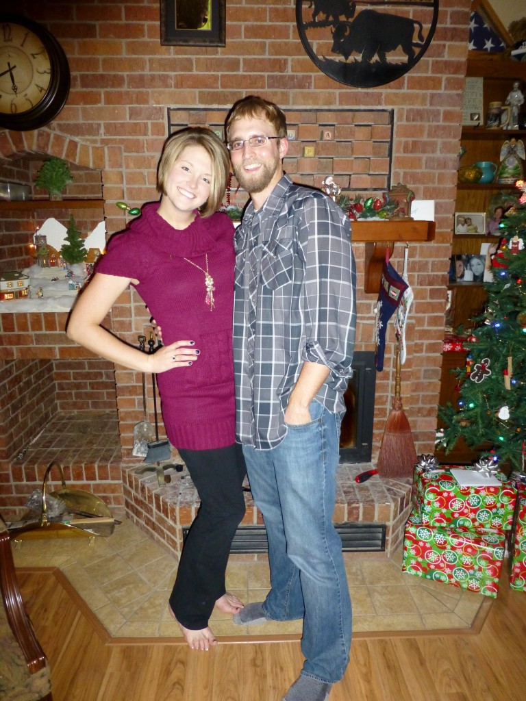 Lindsie and Mike at Christmastime